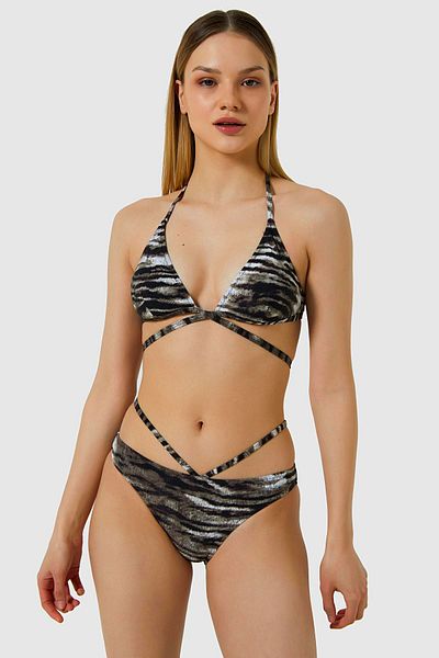 AYYILDIZ 5542 Black Bikini Set