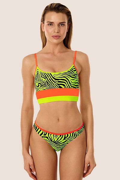 AYYILDIZ 40736 Yellow Athlete Bikini Set