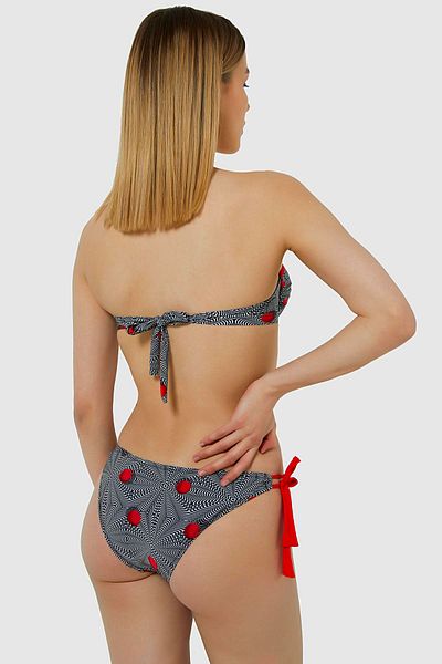 AYYILDIZ 5544 Set bikini push-up negru