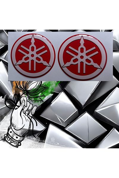 Fatih Phoenix Sticker Yamaha Drop Logo 5X5 cm 2 Pcs