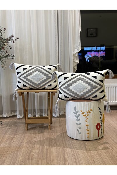 BUGİ HOME COLLECTİON КАЛЪФКА ЗА ВЪЗГЛАВНИЦА С БРОДИРАНА ВЪЗГЛАВНИЦА ОТ 2 ЧАСТ...