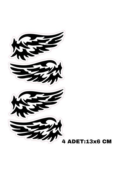 Fatih PHOENIX STICKER ANGEL WING MOTORCYCLE HELMET PHONE STICKER STICKER