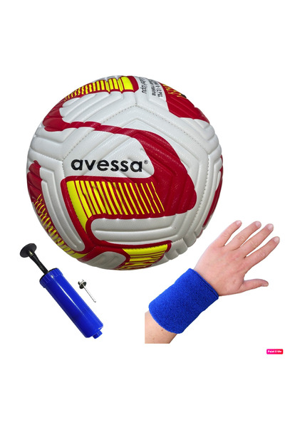 AVESSA FT-900 4 بطانة 420 جرام رقم: 5 كرة قدم متوسطة الصلابة كرة ميدانية + مض...