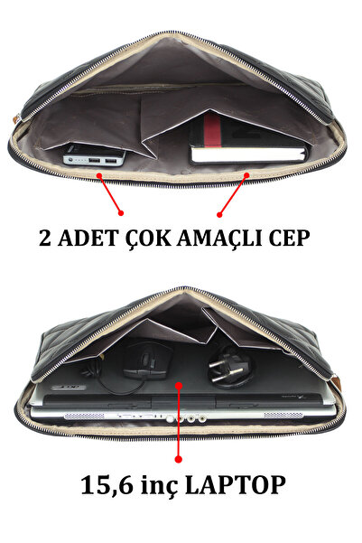 Case Club حقيبة كمبيوتر محمول مبطنة متوافقة مع ماك بوك إير برو مقاس 15 و16 بوصة باللون الأسود