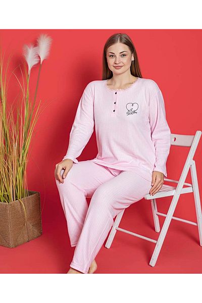 LİLA İÇ GİYİM SET DE PIJAMA MÂNĂ LUNGĂ IARNA STIL LATĂ