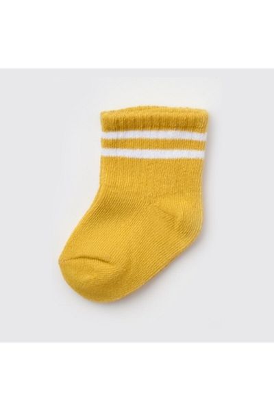 Biorganic Unisex Striped Single Baby Socks 68458