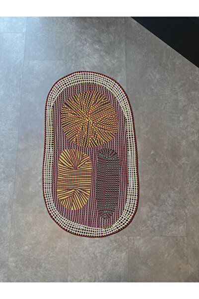 Rugs Modern Halı Çok Renkli Geometrik Şekil Desenli Modern Dekoratif Halı 1679