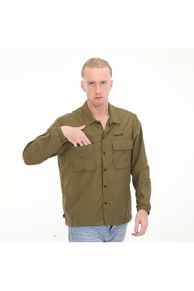 Timberland Timberland B0A6NU13021-R Ανδρικό πράσινο μπουφάν - Dwr Lw Shirt Jacket