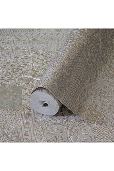 Adawall Dante 1409 Modern Geometrik Damask Desenli Duvar Kağıdı 10,6m2