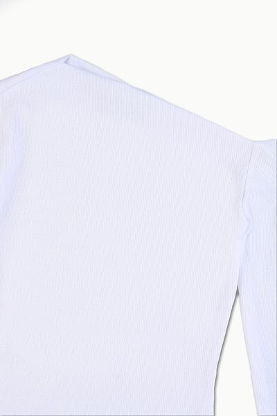 Dilvin 30288 Asymmetric Top-White