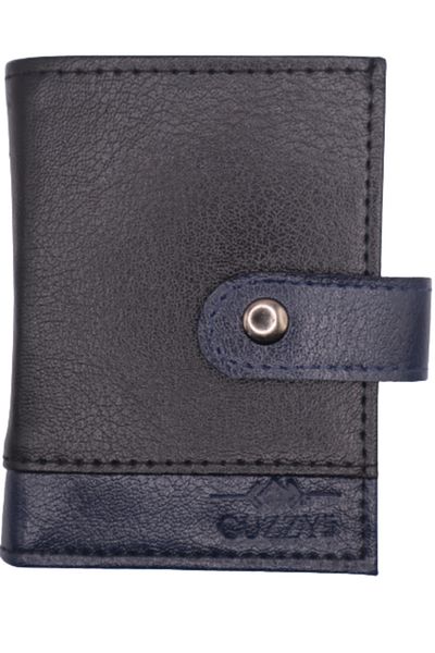 Astakos Men's Vegan Synthetic Leather Vertical Cut Sports Classic Card Holder Wallet Width 8.5x11 cm
