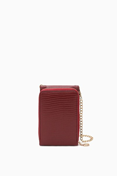 Levidor Cross Strap Mini Claret Red Wallet - 0064c720