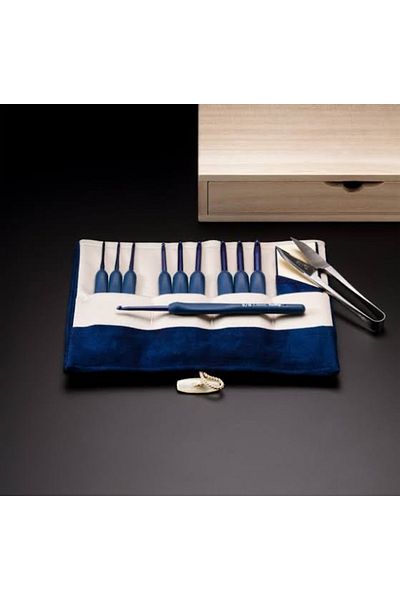 Tulip Etimo Wa Bi Blue Crochet Set First and Single in Turkey