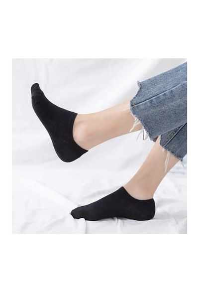 REYNBOO SOCKS 10 чифта дамски черно-бели памучни икономични чорапи до глезена