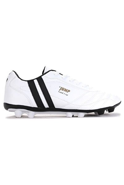 Jump 13256 Pantofi albi pentru fotbal, sezon nou