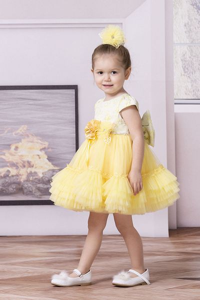 SÜSLÜ PİNK KİDS BABY TULLE DRESS