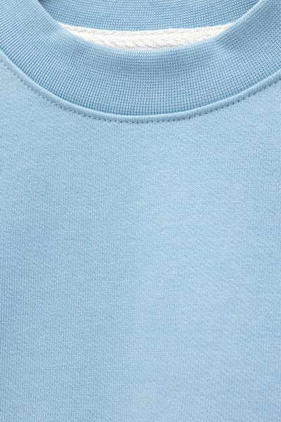 Hally & Son Girl's Blue Sweatshirt 100% Cotton