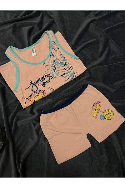 Ayans Pijama Σετ ρούχων για κορίτσια Lycra με φαρδύ λουράκι