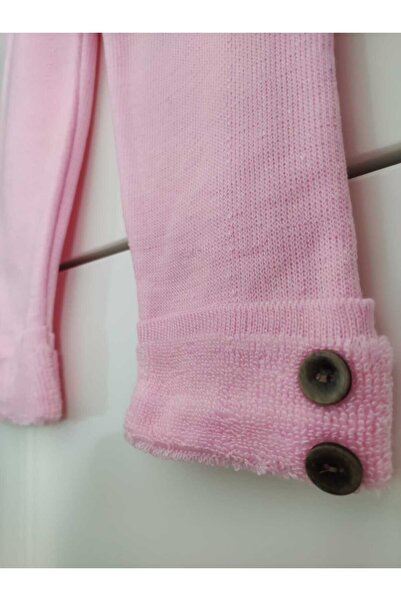 Meriç bebe Unisex İçi Havlulu Kalın Kışlık Beli Lastikli Triko Pantolon