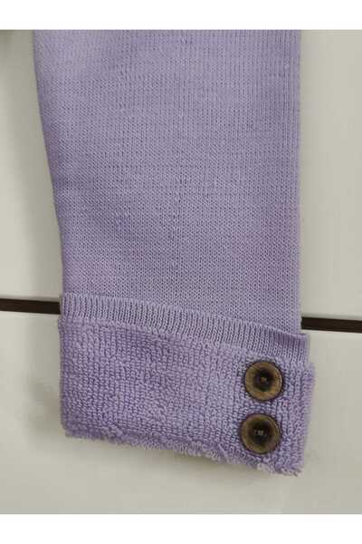 Meriç bebe Unisex İçi Havlulu Kalın Kışlık Beli Lastikli Triko Pantolon