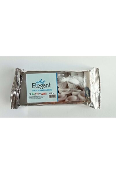 ArtElegant Art Elegant Seramik Hamuru 250gr Beyaz Hava Ile Kurur