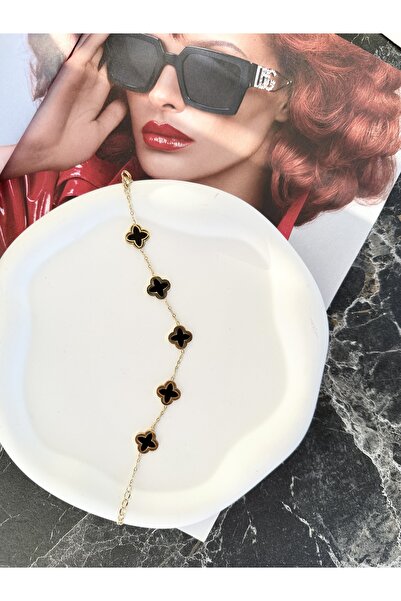 Mars Jewelry VC KÖŞELİ YONCA ÇELİK BİLEKLİK