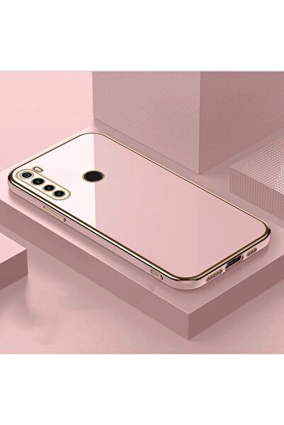 Rivor Huawei P30 Lite Uyumlu Kılıf Parlak Kenarı Altın İşlemeli Kamera Koruma...