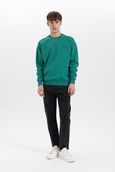 DeFacto Oversize Fit mikina Crew Neck