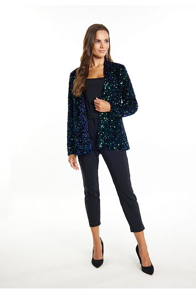 Faina Blazer mit Paillettenstickerei