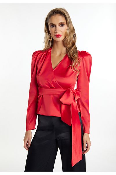 Faina Wickelbluse ozdoba