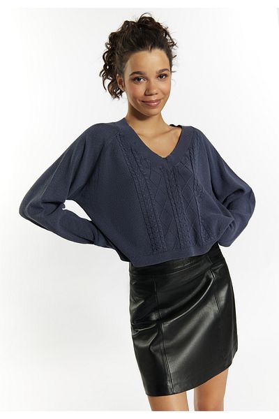 myMo ROCKS Strick Pullover blonda