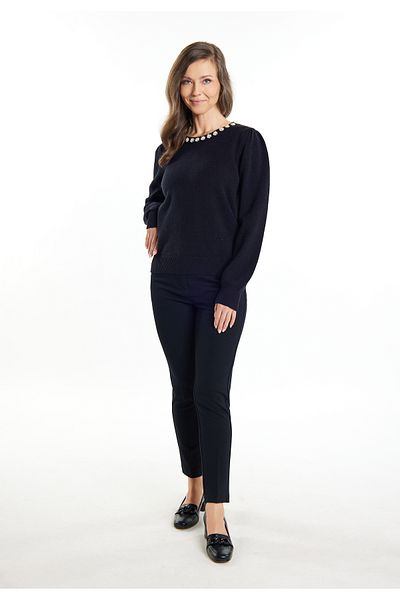 USHA Pullover mit Perlen lurea