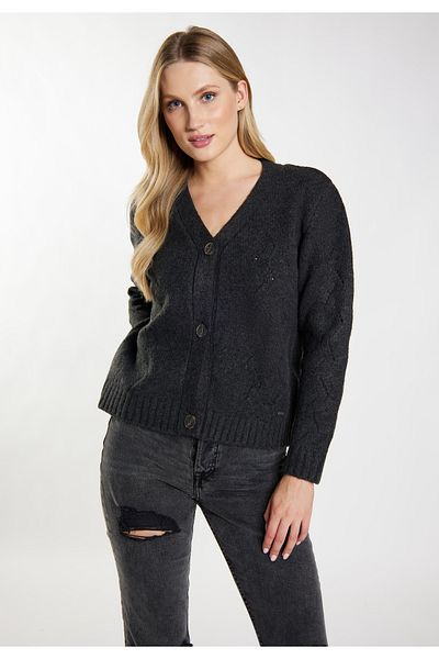 Dreimaster Vintage Strickjacke incus