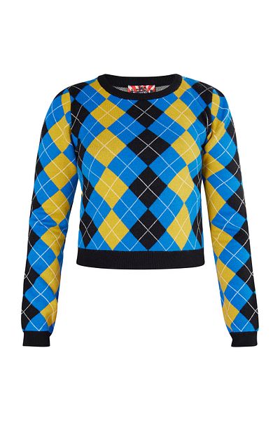 myMo ROCKS Strickpullover – Spitzendetail