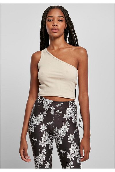Urban Classics Kurzes, asymmetrisches Damenoberteil für Damen