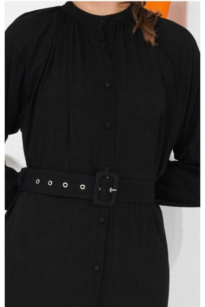 CİXAPLE 0 Collar Buttoned Viscose