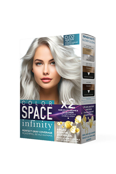 Color Space İnfinity Set Boya 0.02 Silver White