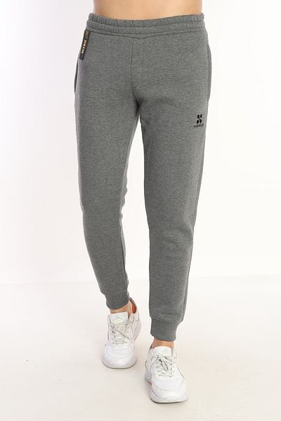 NEED LİFE Men's Anthracite Winter Cotton Elastic Leg Slim Fit Sweatpants