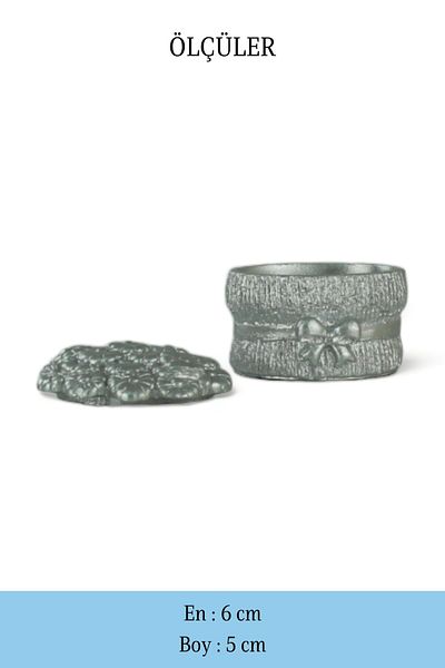 Evene Cutie Decorativă Cutie Multifuncțională Cutie Bijuterii Culoare Argintie Model 19