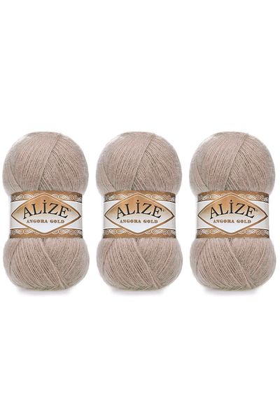 Alize Νήματα πλεξίματος χειρός Angora Gold 100 Gr 3 ΤΕΜ