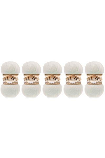 Alize Νήματα πλεξίματος χειρός Angora Gold 100 gr 5 Τεμάχια Χρώμα 62