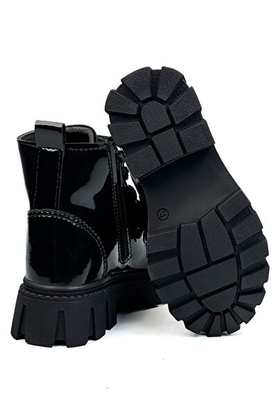 eformoda by emre yılmaz Siyah Rugan Çocuk Postal Bot 486