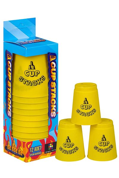 Doğan Oyuncak Dünyası Licensed Yellow Original Speed Cup Stacks - Fast Cups Balance Game