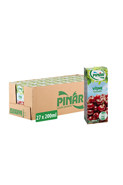 Pınar Meyveli İçecek Vişne 200 ml x 27 Adet