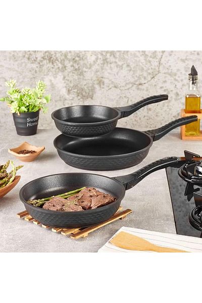 Kahramanlar Motto 20-24-28 Cm Pan Set