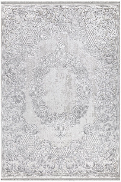 İpek Halı SARDES 6201A 200X300 GRİ SALON HALISI