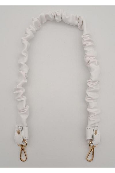angel çanta aksesuar Αξεσουάρ Angel Bag 70 cm Μοντέλο με κορδόνι από συνθετικό δέρμα Λευκό Χρώμα Λαβή τσάντας Ανοιχτόχρωμο μεταλλικό