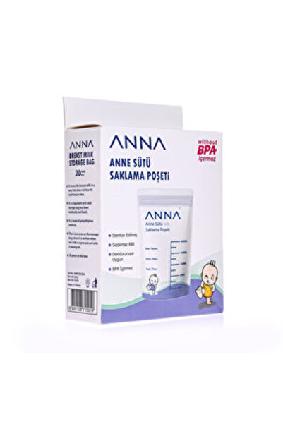 Anna Anne Sütü Saklama Poşeti 20'li ( 1 ADET )