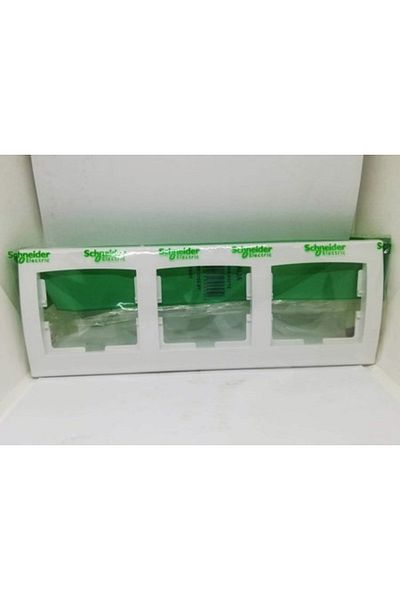Schneider Electric Schneider Alia White Triple Frame