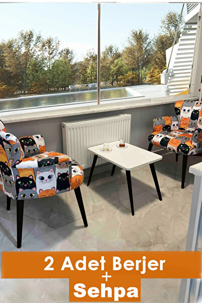 LOVİSSE HOME Berjer Set Tekli Koltuk Balkon, Ofis, Bekleme, Güzellik Merkezi,...
